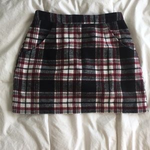 Forever 21 plaid mini skirt